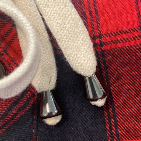 SHE + SKY PLAID HOOED TOP - Picture 6 of 11